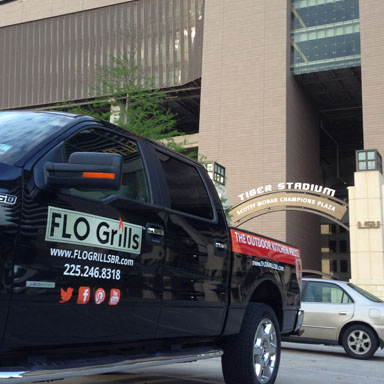 FLO Grills Baton Rouge Vehicle Graphics